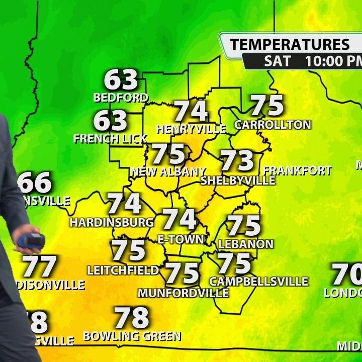 Bryce Jones' Saturday night forecast